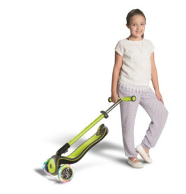GLOBBER ELITE DELUXE LIGHTS lime grün, mit Leuchtrollen