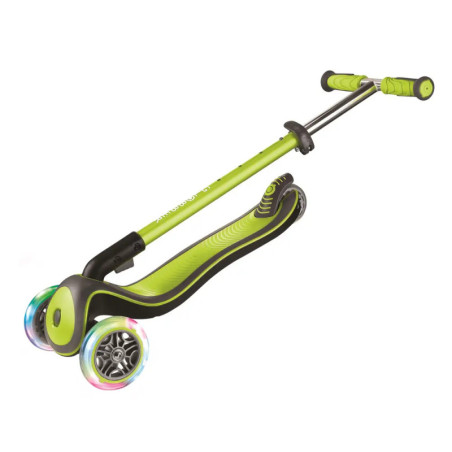 GLOBBER ELITE DELUXE LIGHTS lime grün, mit Leuchtrollen