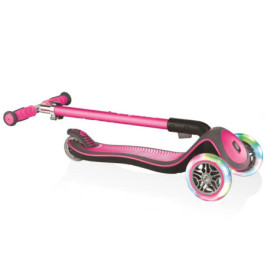 GLOBBER ELITE DELUXE LIGHTS pink, mit Leuchtrollen