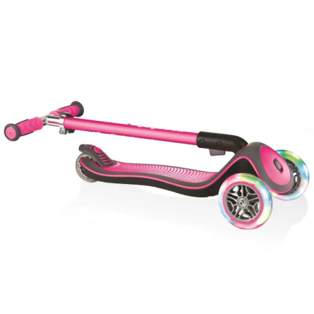 GLOBBER ELITE DELUXE LIGHTS pink, mit Leuchtrollen