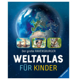 Ravenburger 55454 Der große Ravensburger Weltatlas für Kinder Kindersachbuch