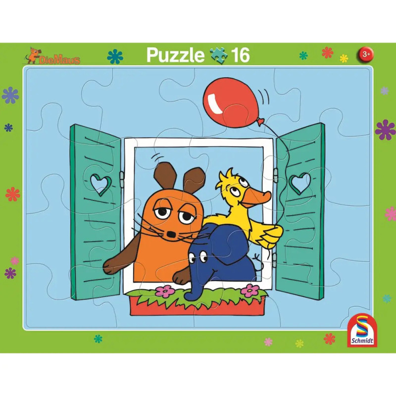 2er Set Rahmenpuzzles Die Maus 16 Teile/24 Teile 2er Set Rahmenpuzzles Die Maus 16 Teile/24 Teile