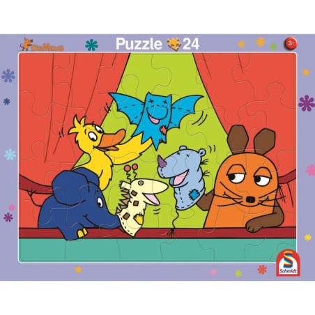 2er Set Rahmenpuzzles Die Maus 16 Teile/24 Teile 2er Set Rahmenpuzzles Die Maus 16 Teile/24 Teile