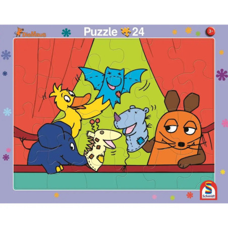 2er Set Rahmenpuzzles Die Maus 16 Teile/24 Teile 2er Set Rahmenpuzzles Die Maus 16 Teile/24 Teile