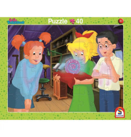 2er Set Rahmenpuzzle Bibi Blocksberg 24 Teile/40 Teile