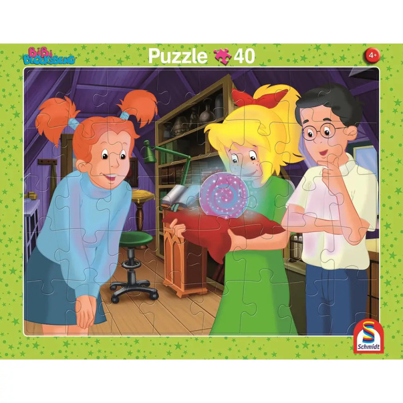 2er Set Rahmenpuzzle Bibi Blocksberg 24 Teile/40 Teile 2er Set Rahmenpuzzle Bibi Blocksberg 24 Teile/40 Teile