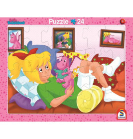 2er Set Rahmenpuzzle Bibi Blocksberg 24 Teile/40 Teile