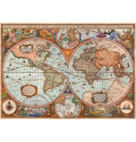 Schmidt Spiele Puzzle Antike Weltkarte, 3000 Teile