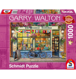 Schmidt Spiele Puzzle Garry Walton Buchhandlung, 1000 Teile
