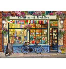 Schmidt Spiele Puzzle Garry Walton Buchhandlung, 1000 Teile