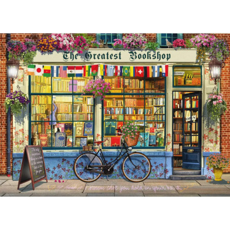 Schmidt Spiele Puzzle Garry Walton Buchhandlung, 1000 Teile