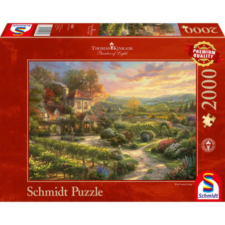 Schmidt Spiele Puzzle Thomas Kinkade In den Weinbergen 2.000 Teile Schmidt Spiele Puzzle Thomas Kinkade In den Weinbergen 2.000 Teile
