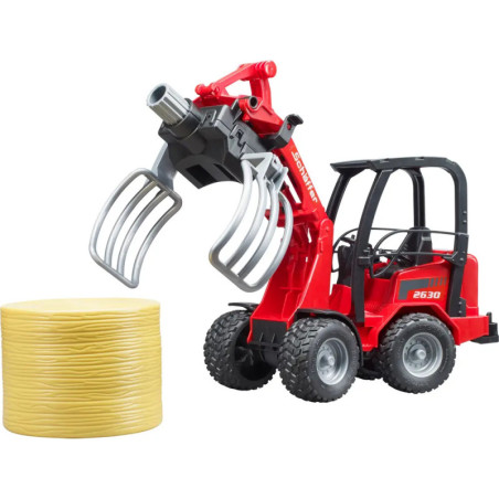 Schäffer Hoflader 2630 mit Ballengreifzange + 1Rundballen