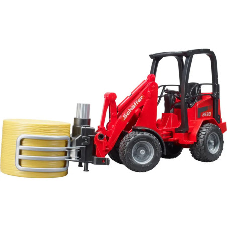 Schäffer Hoflader 2630 mit Ballengreifzange + 1Rundballen