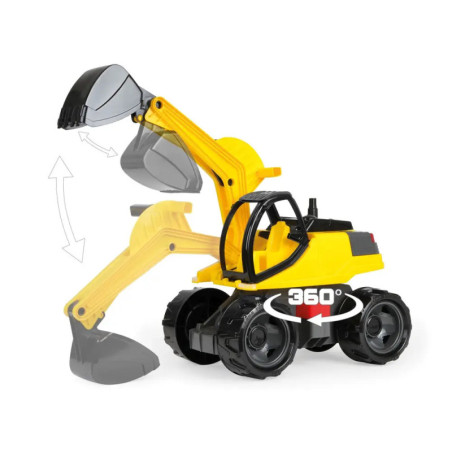 LENA® Starke Riesen Bagger Pro, gelb/schwarz, Schaukarton