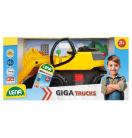 LENA® Starke Riesen Bagger Pro, gelb/schwarz, Schaukarton