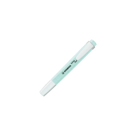 Textmarker - STABILO swing cool Pastel Edition - 4er Pack - Hauch von Minzgrün, rosiges Rouge, Schimmer von Lila, zart
