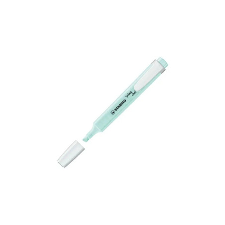 Textmarker - STABILO swing cool Pastel Edition - 4er Pack - Hauch von Minzgrün, rosiges Rouge, Schimmer von Lila, zart