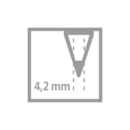 Triangular colored pencil STABILO® Trio® dick walletDreikant-Buntstift STABILO® Trio® dick Etui