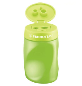 Ergonomischer Dosen-Spitzer für Rechtshänder - STABILO EASYsharpener - 3 in 1 - grün