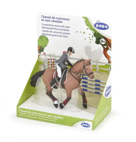 Papo 51561 Wettkampf Pferd und Reiter