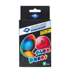Donic-Schildkröt - TT-Ball COLOUR POPPS 6er Schachtel