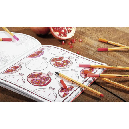 Fineliner STABILO® point 88® wallet ''Pastell''Fineliner STABILO® point 88® Etui ''Pastell'' Fineliner STABILO® point 88® wallet ''Pastell''Fineliner STABILO® point 88® Etui ''Pastell''