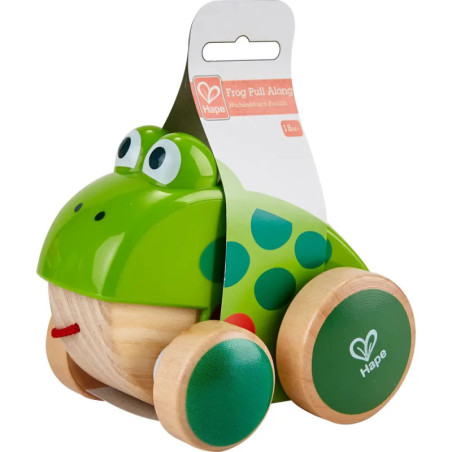 Hape Nachziehfrosch Fridolin