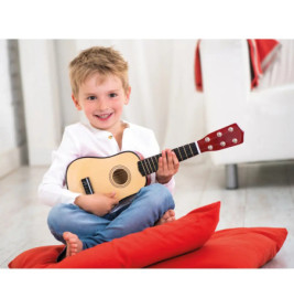 Boogie Bee Holzgitarre mit 6 Saiten, 55 cm