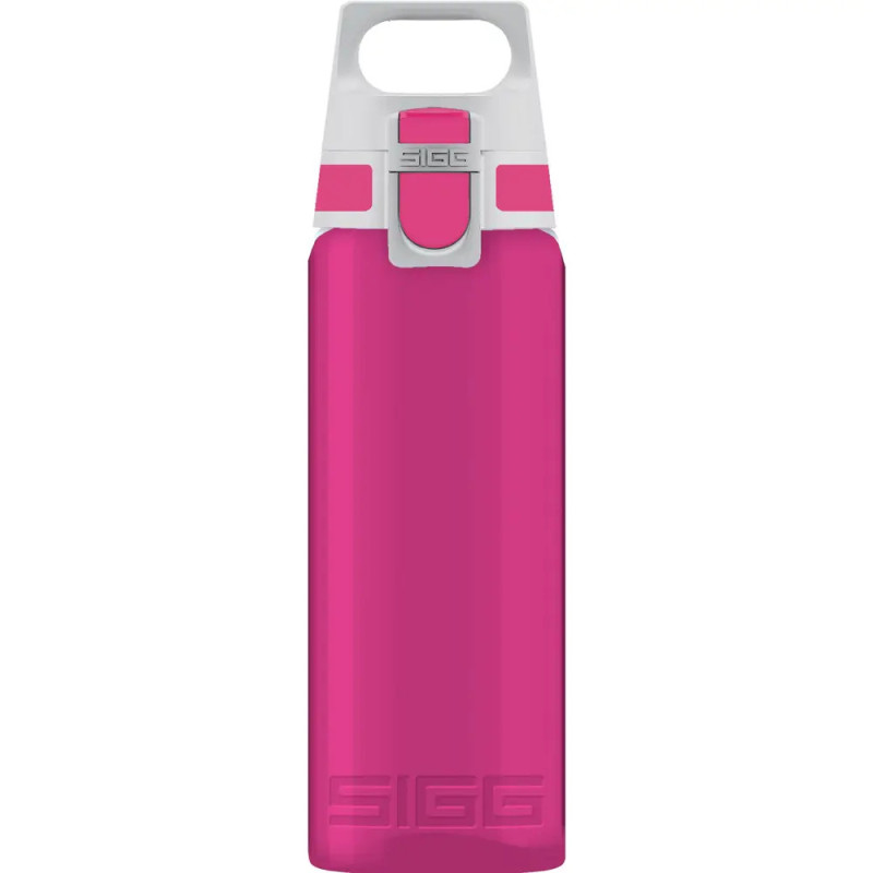 SIGG Total Color berry 0,6 l, BPA frei, Auslaufsicher, Co tauglich