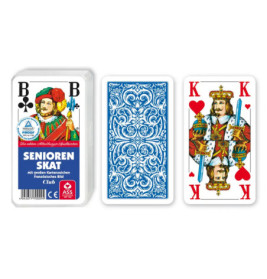 ASS Senioren Skat, französisches Bild. Kartenspiel