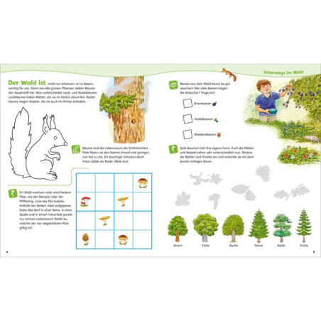 WAS IST WAS Junior Mitmach-Heft Entdecke die Natur