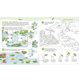 WAS IST WAS Junior Mitmach-Heft Entdecke die Natur