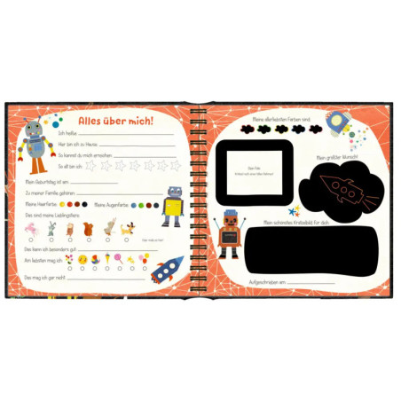 Meine Kindergartenfreunde - Kritzel-Kratzel-Eintragbuch