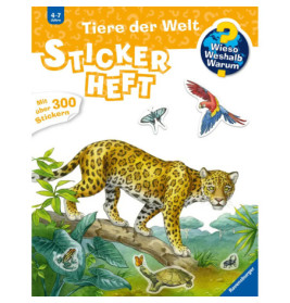 Ravenburger 32963 Wieso? Weshalb? Warum? Stickerheft: Tiere der Welt WWW-Malbuch (ab 01/06)