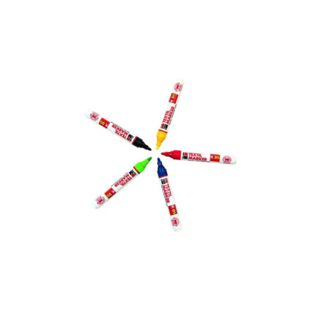 Marabu KiDS TEXTILMARKER, 5er-Sortierung