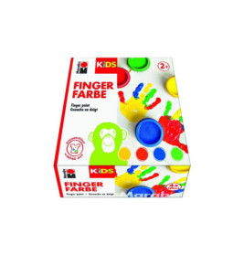 Marabu KiDS FINGERFARBE 4er Set, 4 x 100