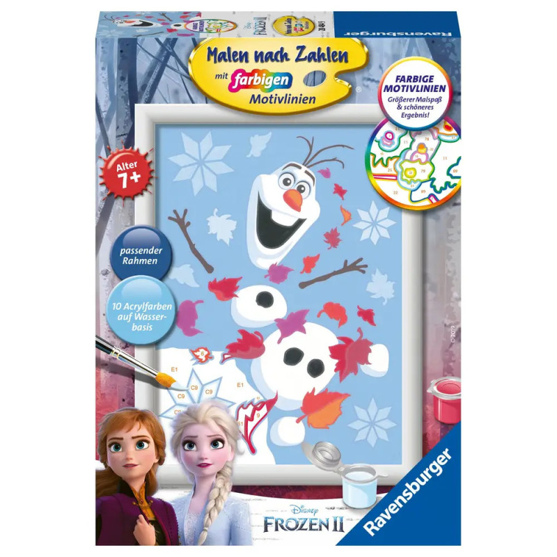 Ravenburger 28484 Malen nach Zahlen DFZ: Fröhlicher Olaf D Malen nach Zahlen Sonderserie E