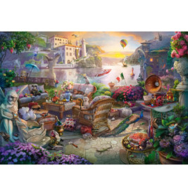 Schmidt Spiele Puzzle Jahreszeiten-Haus, 2000 Teile