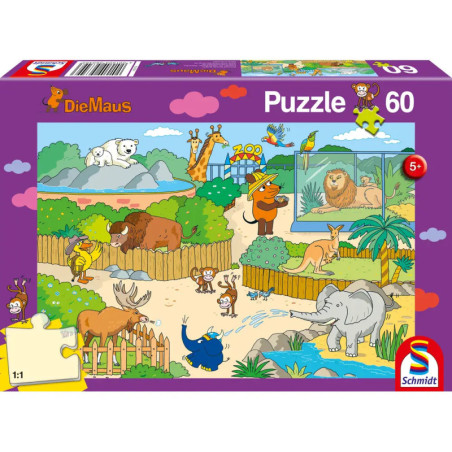 Schmidt Spiele Puzzle: Im Zoo, 60 Teile
