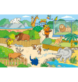 Schmidt Spiele Puzzle: Im Zoo, 60 Teile