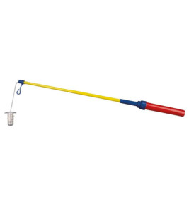 Elektr. Laternenstab, ausziehbar (36-50cm), LED inkl. Batterien, 1 St./SB-Btl.