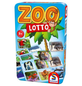Schmidt Spiele Zoo Lotto Bring-Mich-Mit-Spiel in der Metalldose
