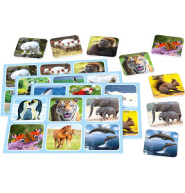 Schmidt Spiele Zoo Lotto Bring-Mich-Mit-Spiel in der Metalldose