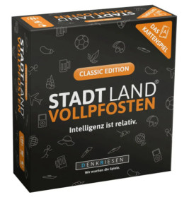 Stadt Land Vollpfosten - das Kartenspiel - Classic Edition