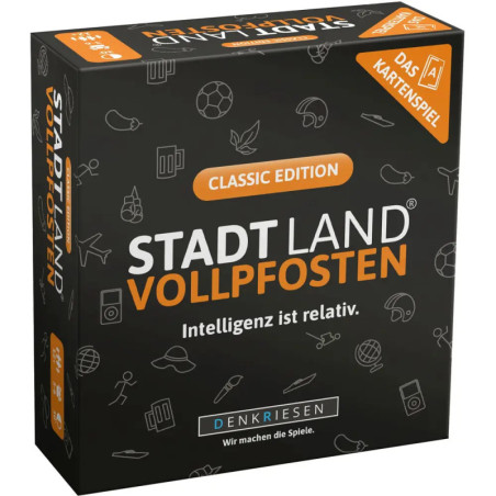 Stadt Land Vollpfosten - das Kartenspiel - Classic Edition