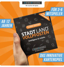 Stadt Land Vollpfosten - das Kartenspiel - Classic Edition