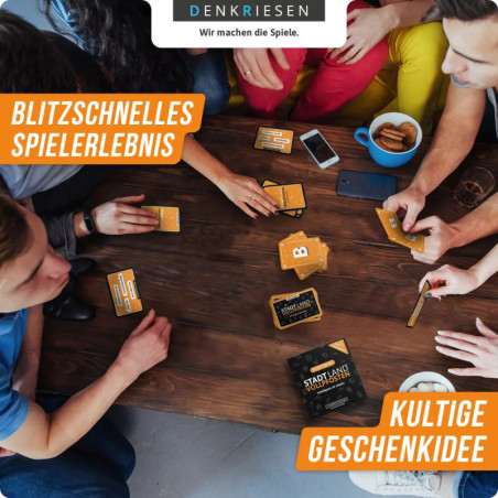 Stadt Land Vollpfosten - das Kartenspiel - Classic Edition