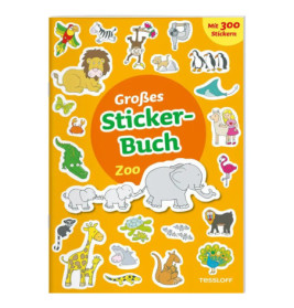 Großes Sticker-Buch. Zoo