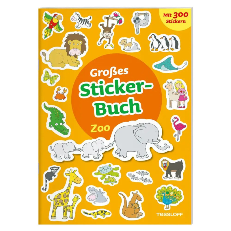Großes Sticker-Buch. Zoo